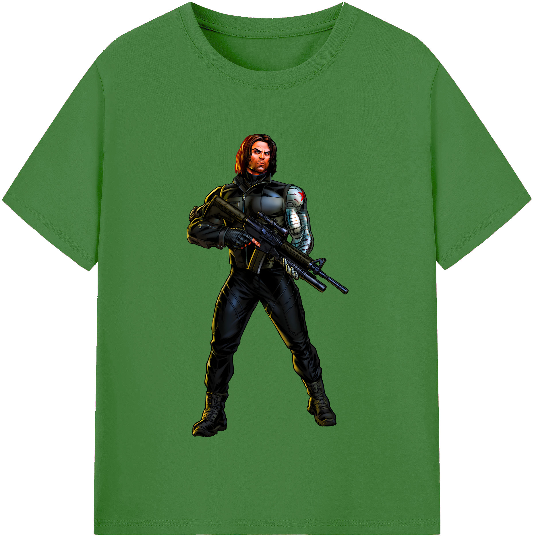 （画像用） アベンジャーズ The Avengers レディースカジュアルプリントTシャツ（綿100％）